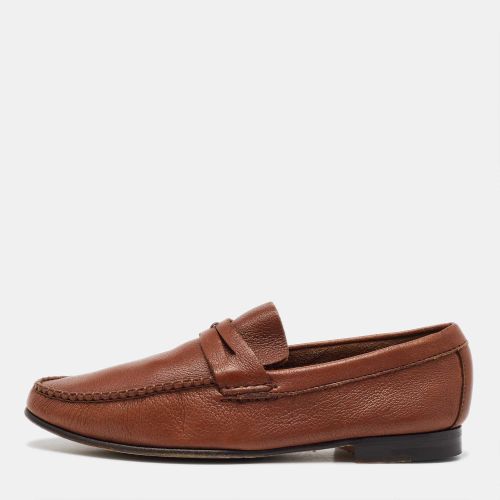 Leather Slip On Loafers Size 41 - Ermenegildo Zegna - Modalova