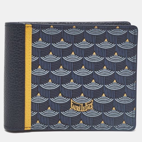 Faure Le Page Blue Coated Canvas Etendard 6CC Bifold Wallet - Faure Le Page - Modalova