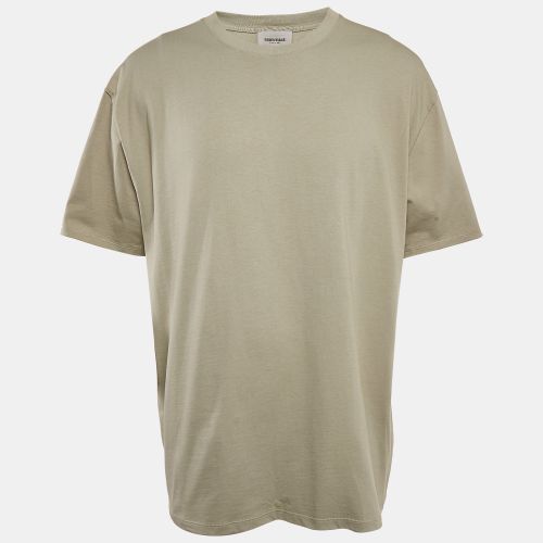 Fear of God Essentials Printed Green Oversized T-Shirt L - Fear of God - Modalova