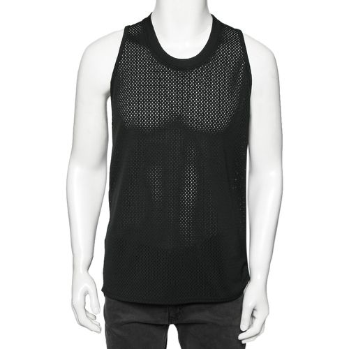 Fear of God Black Perforated Knit Sleeveless T-Shirt S - Fear of God - Modalova