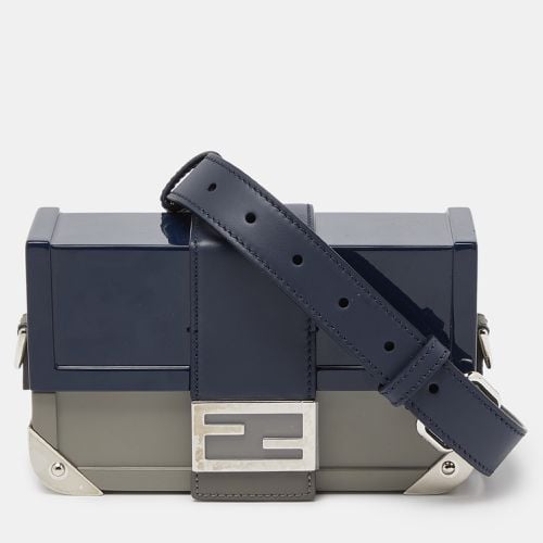 Fendi Tri Color Plexiglass and Leather Mini Trunk Bag - Fendi - Modalova