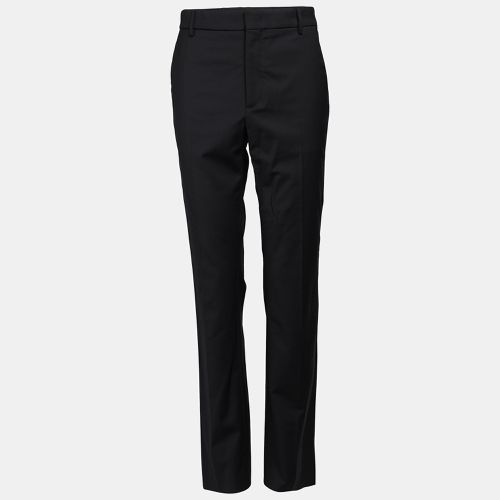 Fendi Navy Blue Wool Blend Trouser S - Fendi - Modalova