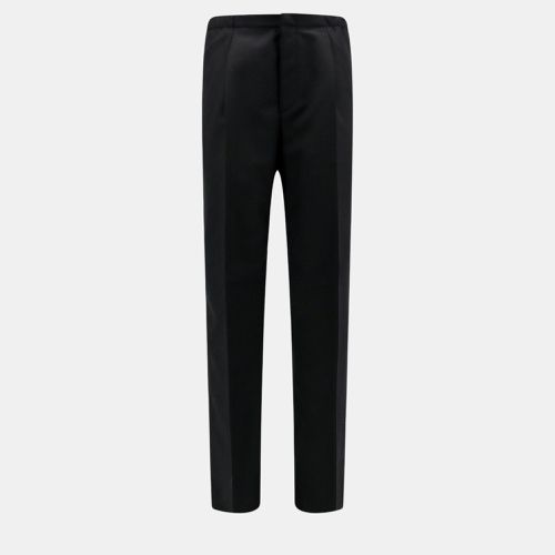 Fendi Black Wool Trouser L - Fendi - Modalova