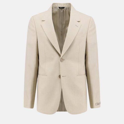 Fendi Beige Virgin Wool Blazer S - Fendi - Modalova