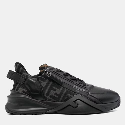 Fendi Jet Black Flow Sneaker Size EU 41 - Fendi - Modalova