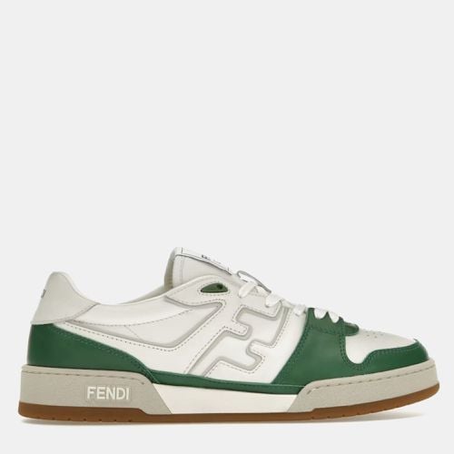 Fendi White/Green Match Sneaker Size EU 42 - Fendi - Modalova