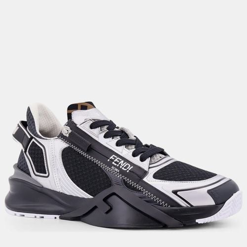 Fendi Black/White Flow Sneakers UK 7 EU 41 - Fendi - Modalova