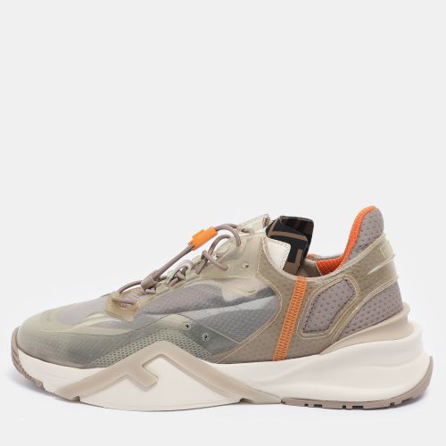Fendi Multicolor Mesh and Rubber Flow Sneakers Size 41 - Fendi - Modalova