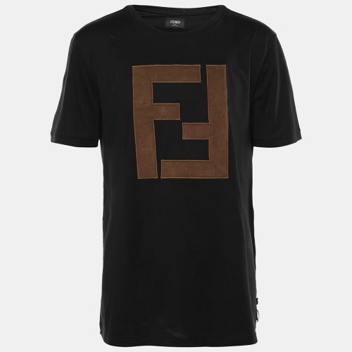 Cotton FF Logo Patch T-Shirt XXL - Fendi - Modalova