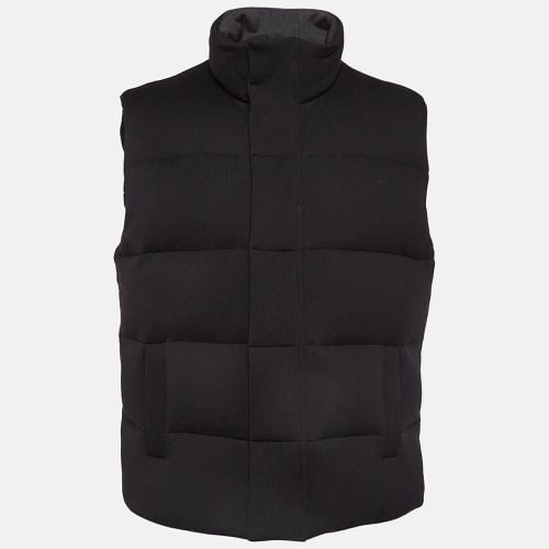 Fendi Black Nylon Blend Zipper Puffer Vest L - Fendi - Modalova