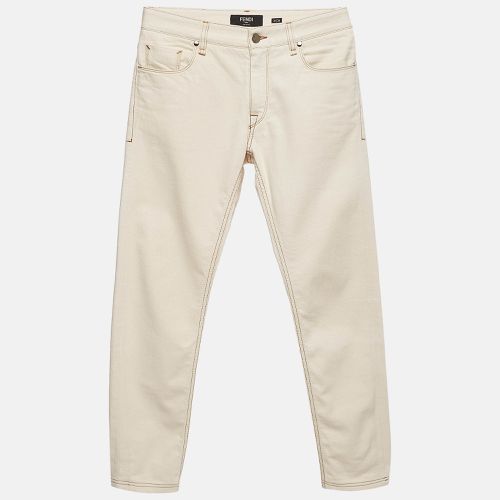 Fendi Cream Denim Skinny Jeans M Waist 31" - Fendi - Modalova