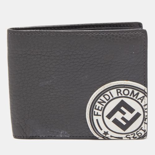 Fendi Grey Leather Roman Bifold Wallet - Fendi - Modalova