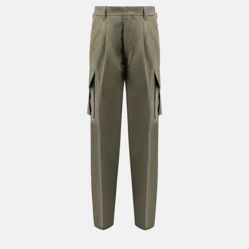 Gucci Green Cotton Cargo Trouser M - Gucci - Modalova