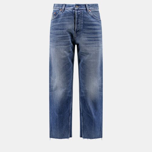 Gucci Blue Carrot Fit Cotton Jeans IT 31 - Gucci - Modalova