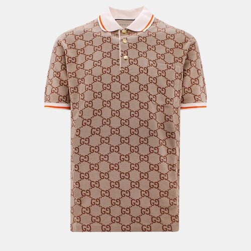 Gucci Beige Polo Shirt 5 - Gucci - Modalova