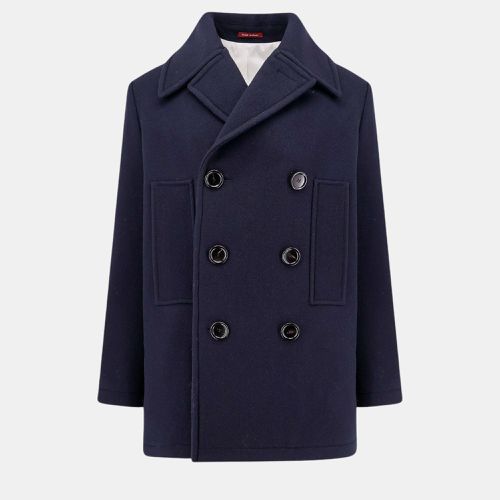 Gucci Blue Wool Peacoat IT 50 - Gucci - Modalova