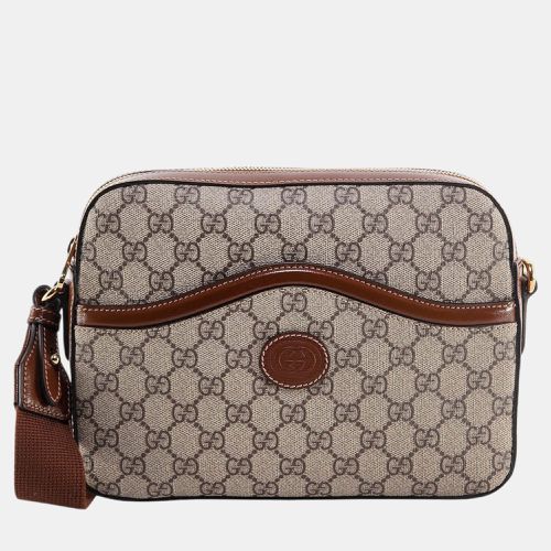 Gucci Beige GG Supreme Canvas Shoulder Bag - Gucci - Modalova