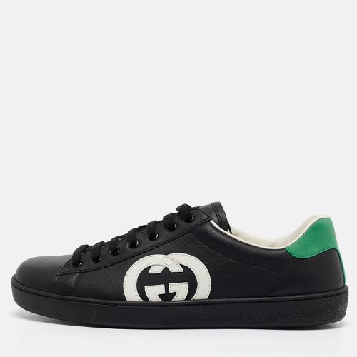 Gucci Tricolor Leather Ace Low Top Sneakers Size 41 - Gucci - Modalova