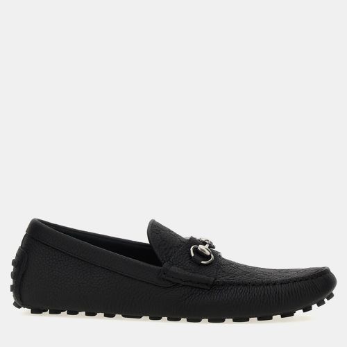 Gucci Black GG Embossed Morsetto Loafers EU 41 - Gucci - Modalova