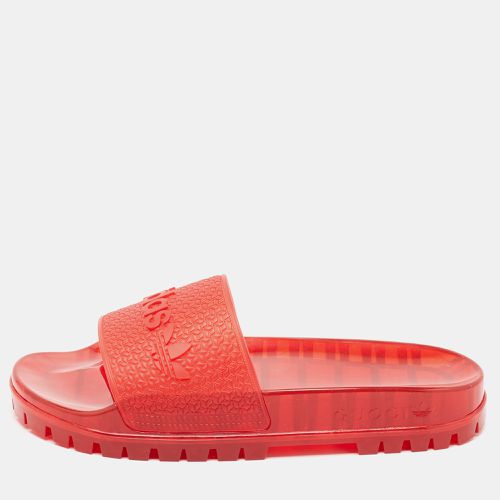 X Adidas Rubber Adilette Flat Slides Size 41 - Gucci - Modalova