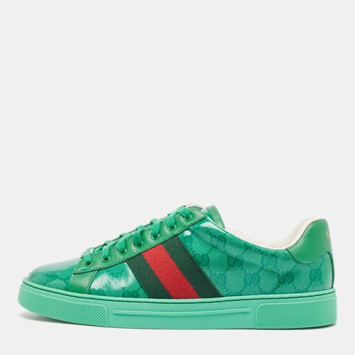 Gucci Green GG Crystal Canvas Ace Sneakers Size 41 - Gucci - Modalova