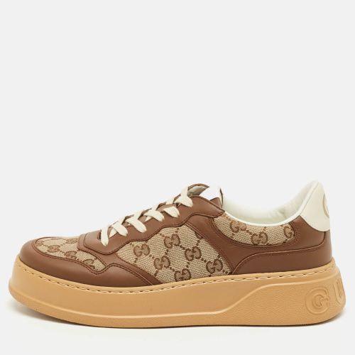 Gucci Beige/Brown GG Canvas and Leather Chunky B Sneakers Size 43 - Gucci - Modalova