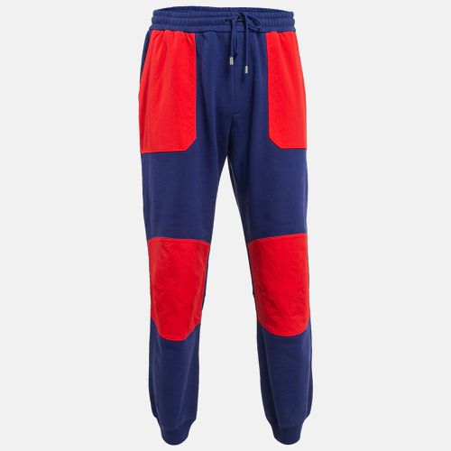 Gucci X The North Face Blue Colorblock Cotton Knit and Nylon Sweatpants M - Gucci - Modalova