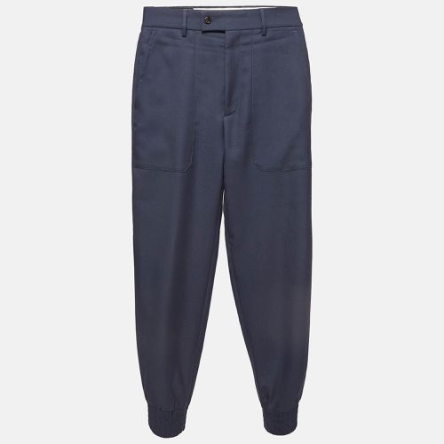 Gucci Blue Gabardine Trousers XL - Gucci - Modalova