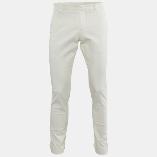 Gucci White Cotton Riding Pants M - Gucci - Modalova