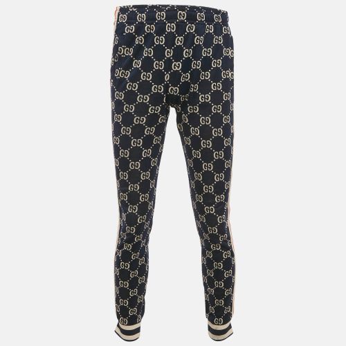 Gucci Navy GG Jacquard Jersey Jogger Pants M - Gucci - Modalova