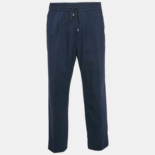 Gucci Navy Blue Wool Slack Pants XL - Gucci - Modalova