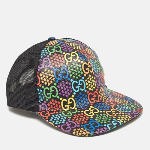 Gucci Multicolor Psychedelic GG Coated Canvas and Mesh Baseball Cap XL - Gucci - Modalova