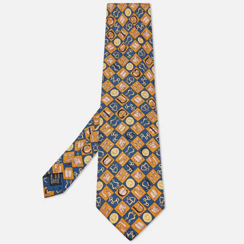 Gucci Yellow Printed Silk Traditional Tie - Gucci - Modalova