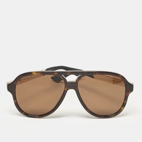 Gucci Dark Brown GG0688S Aviator Sunglasses - Gucci - Modalova