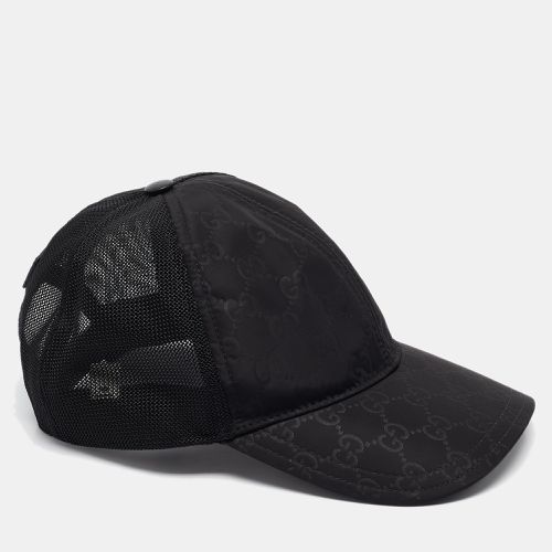 Gucci Black GG Nylon and Mesh Baseball Cap M - Gucci - Modalova