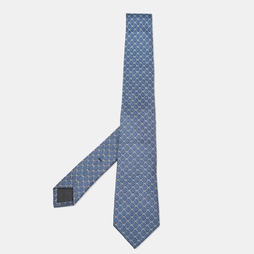 Gucci Blue GG Pattern Silk Tie - Gucci - Modalova