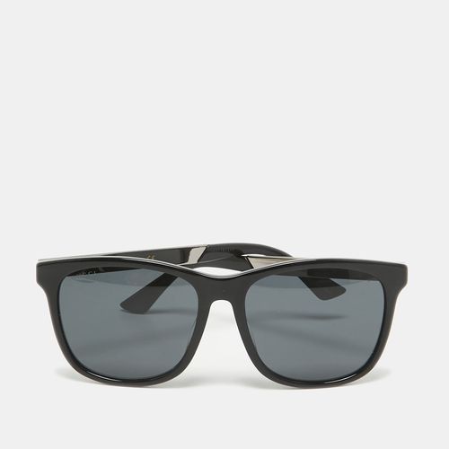 Gucci Black GG0695SA Rectangle Sunglasses - Gucci - Modalova