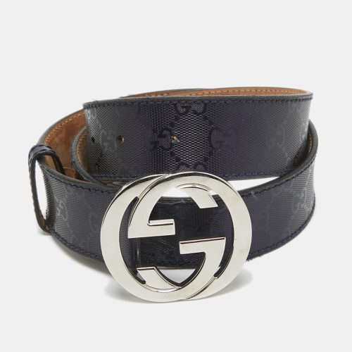 Gucci Purple GG Imprime Canvas Interlocking G Buckle Belt 90CM - Gucci - Modalova