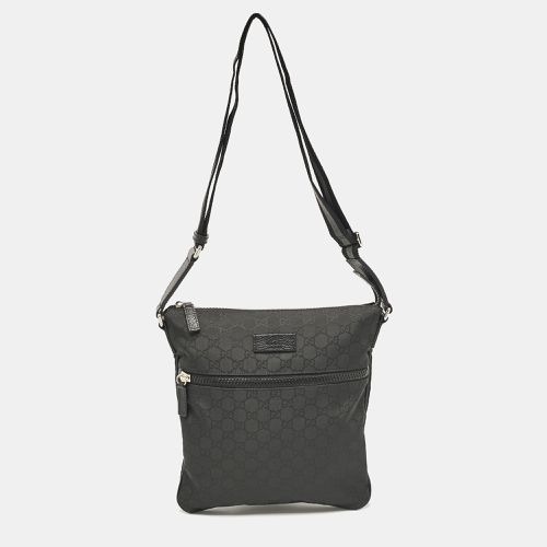 Gucci Black GG Nylon Messenger Bag - Gucci - Modalova