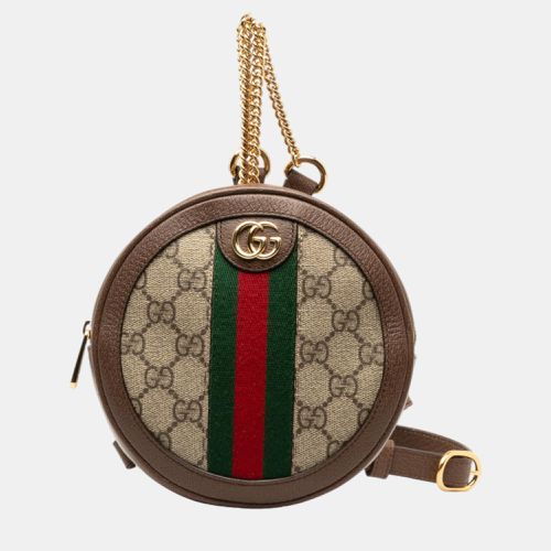 Gucci Beige GG Supreme Canvas Mini Ophidia Backpack - Gucci - Modalova