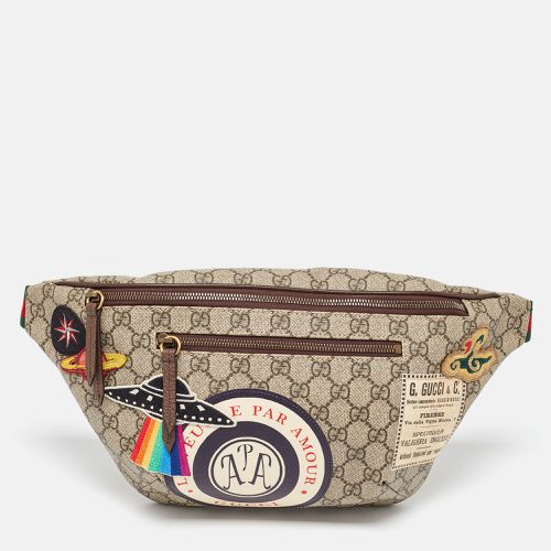 Gucci Beige GG Supreme Canvas Courrier Belt Waist Bag - Gucci - Modalova