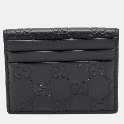 Gucci Black Guccissima Leather Bifold Card Holder - Gucci - Modalova