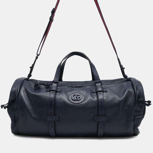 Navy Leather GG Marmont Travel Bag - Gucci - Modalova