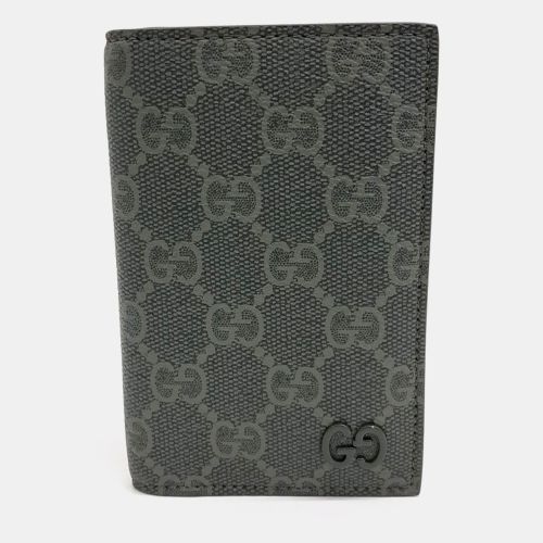 Gucci Green Leather Card Holder - Gucci - Modalova