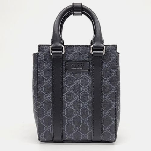 Gucci Black PVC and Leather Supreme Mini Tote Bag - Gucci - Modalova