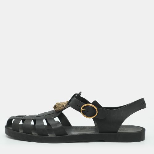 Double G Size 45 Rubber Flat Sandals - Gucci - Modalova
