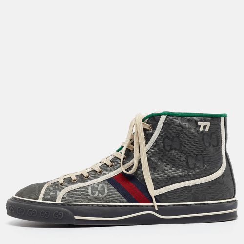 Gucci Grey GG Canvas Tennis 1977 High Top Sneakers Size 47 - Gucci - Modalova