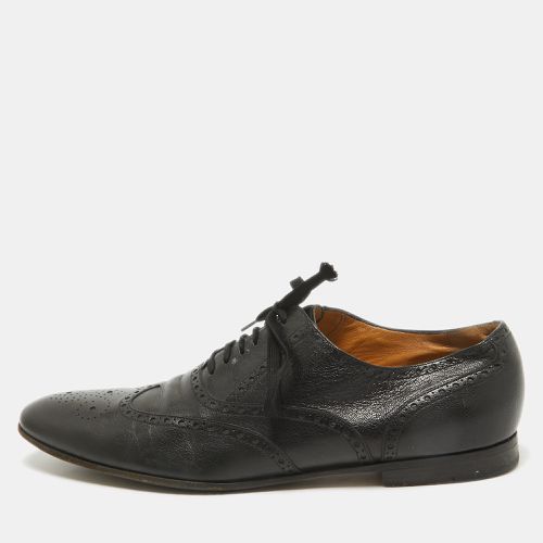 Gucci Black Brogues Leather Lace Up Oxford Size 45 - Gucci - Modalova