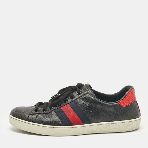 Gucci Black GG Supreme Canvas Web Ace Sneakers Size 43 - Gucci - Modalova