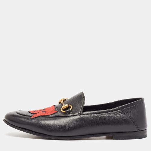 Gucci Black Leather Slip On Loafers Size 43 - Gucci - Modalova